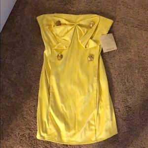 Yellow women’s dress